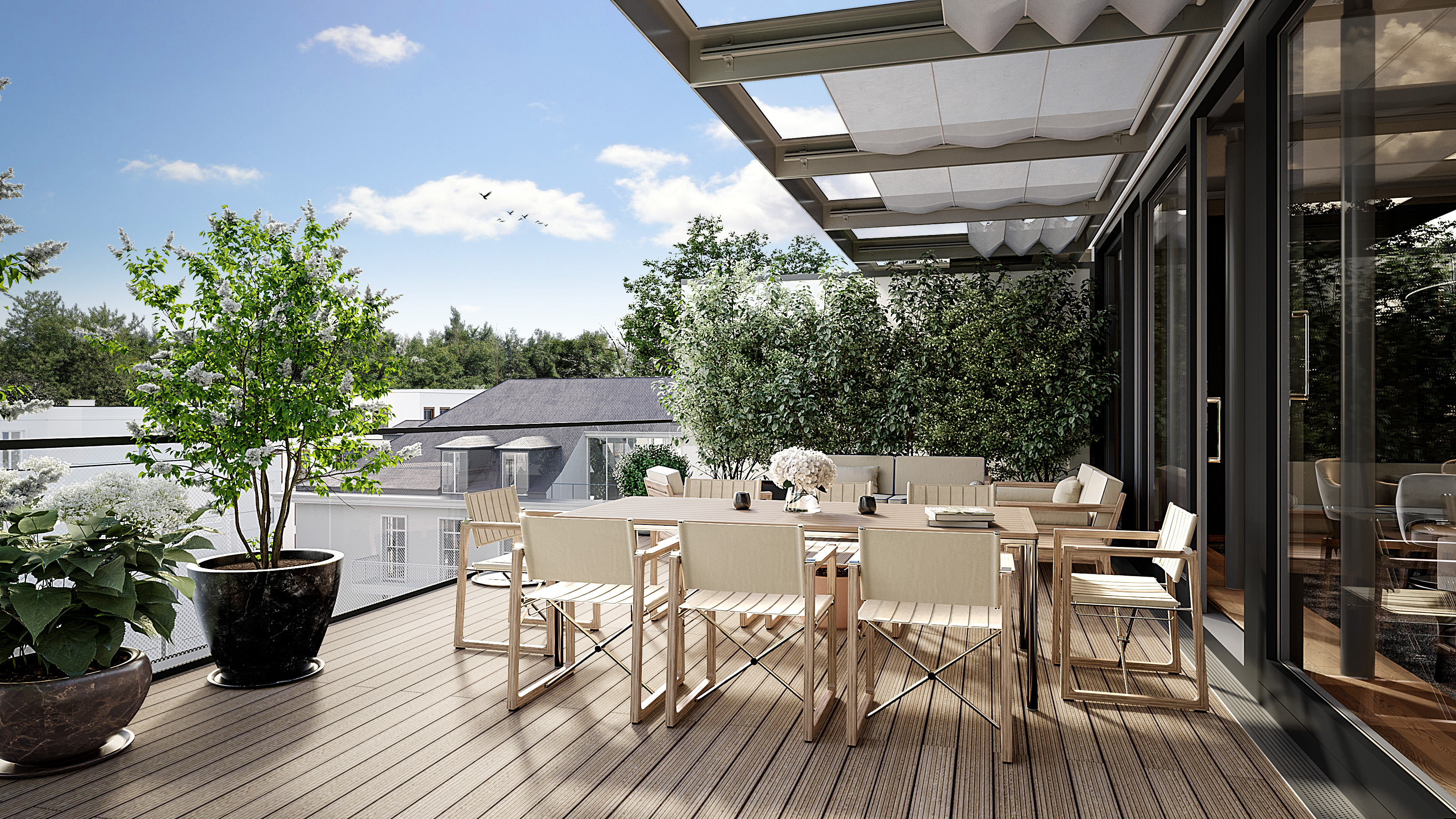 SOPHIENPALAIS Penthouse – architectural visualization 5 – CDMN