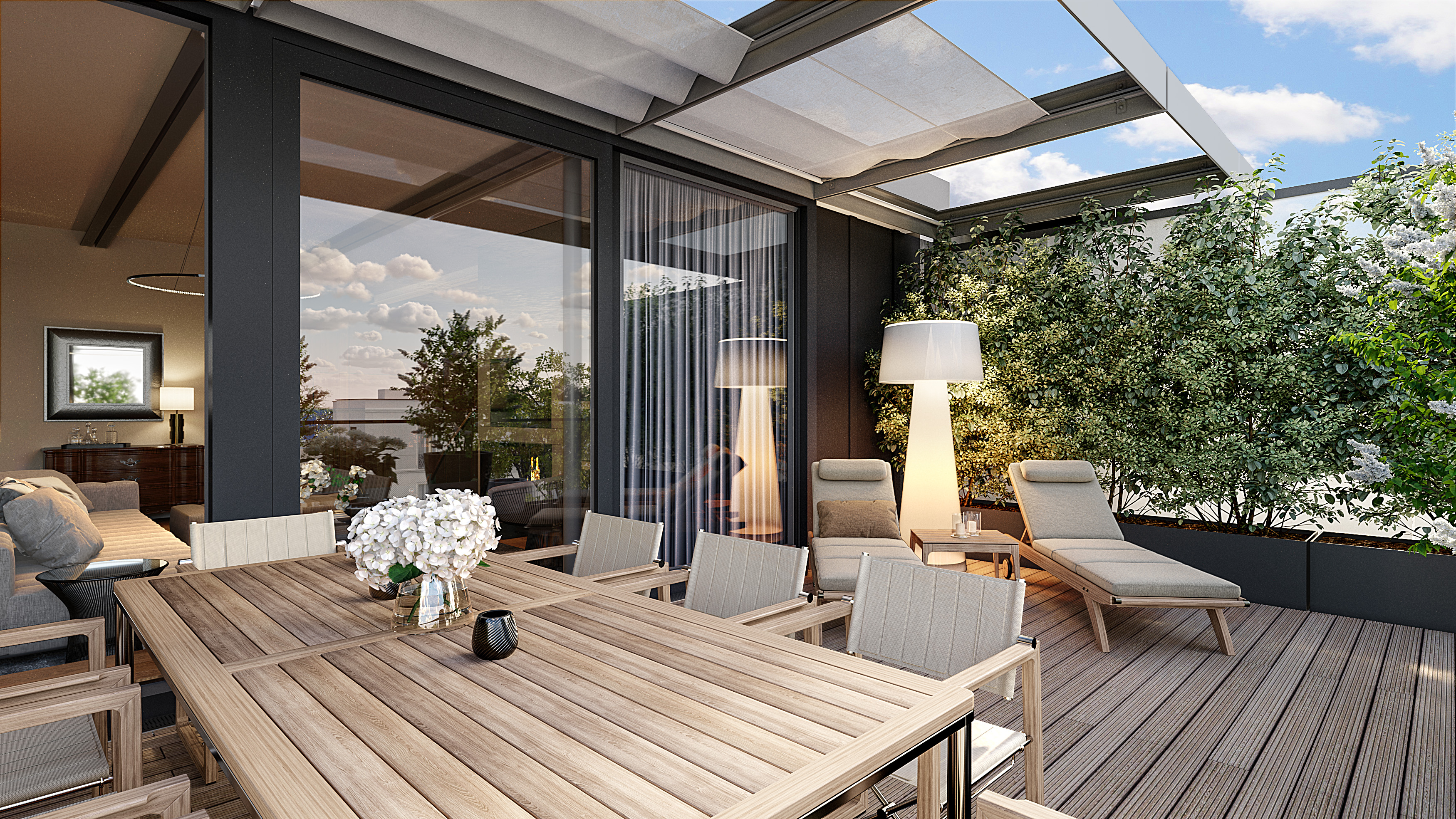 SOPHIENPALAIS Penthouse – architectural visualization 4 – CDMN