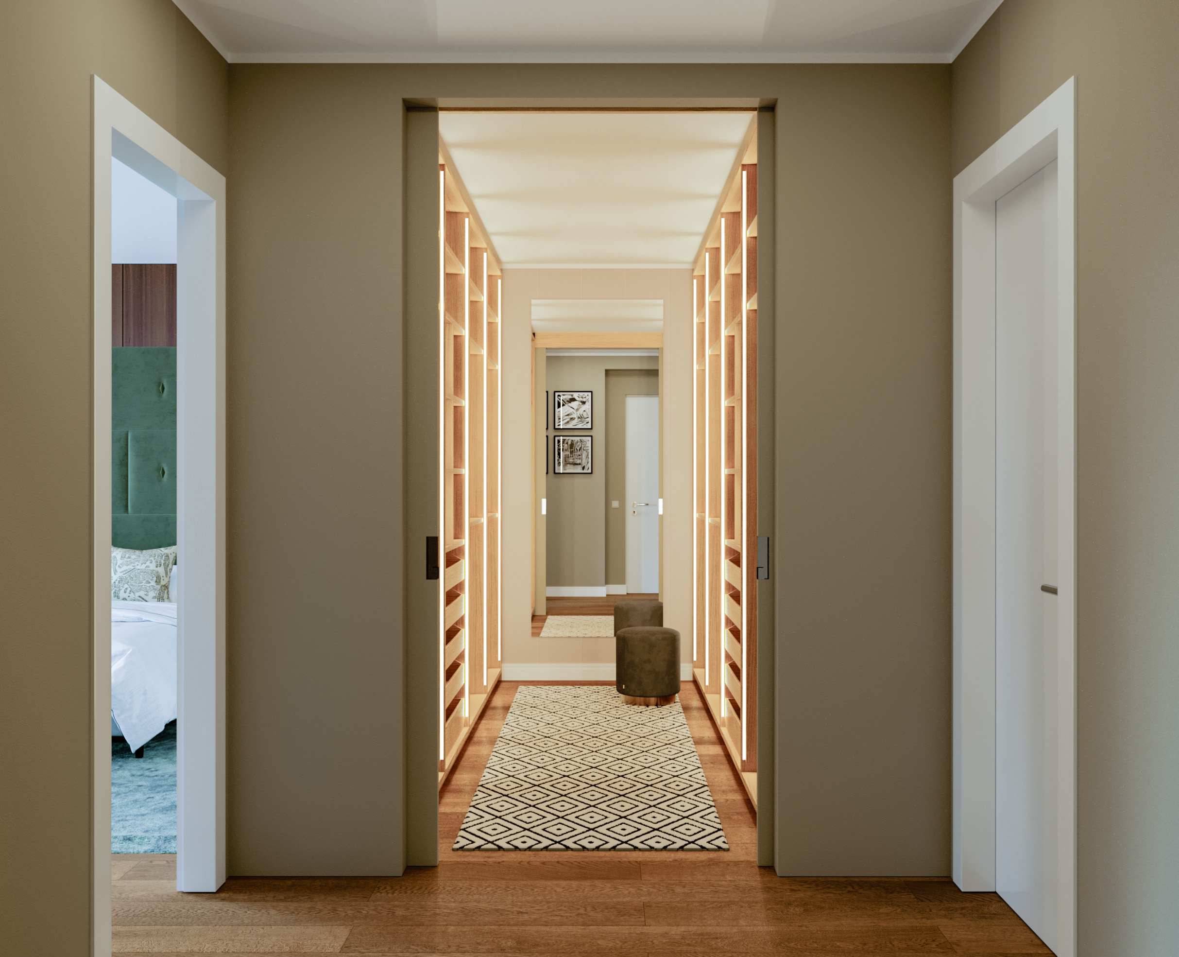 SOPHIENPALAIS Penthouse – architectural visualization 7 – CDMN
