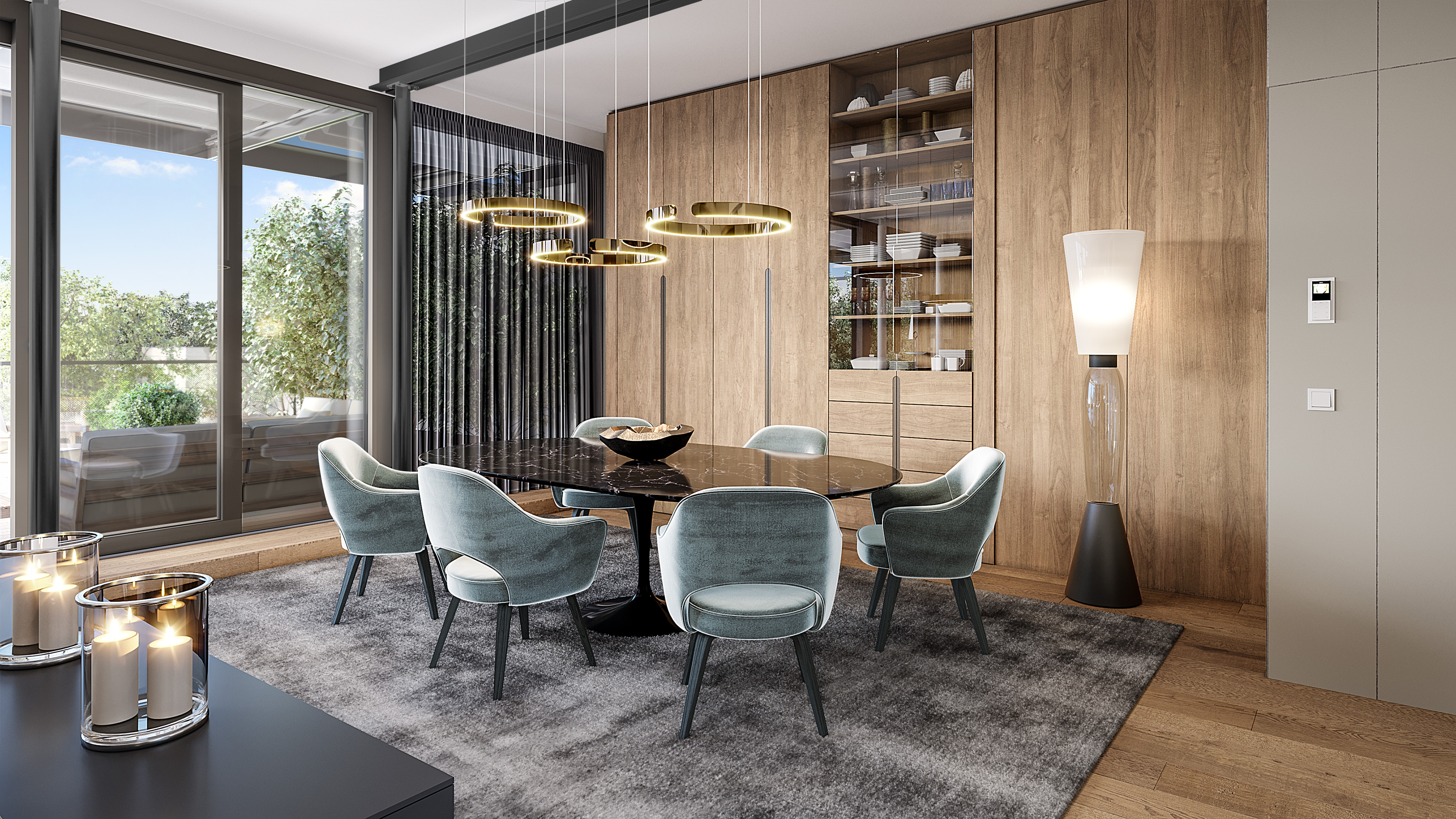 SOPHIENPALAIS Penthouse – architectural visualization 3 – CDMN