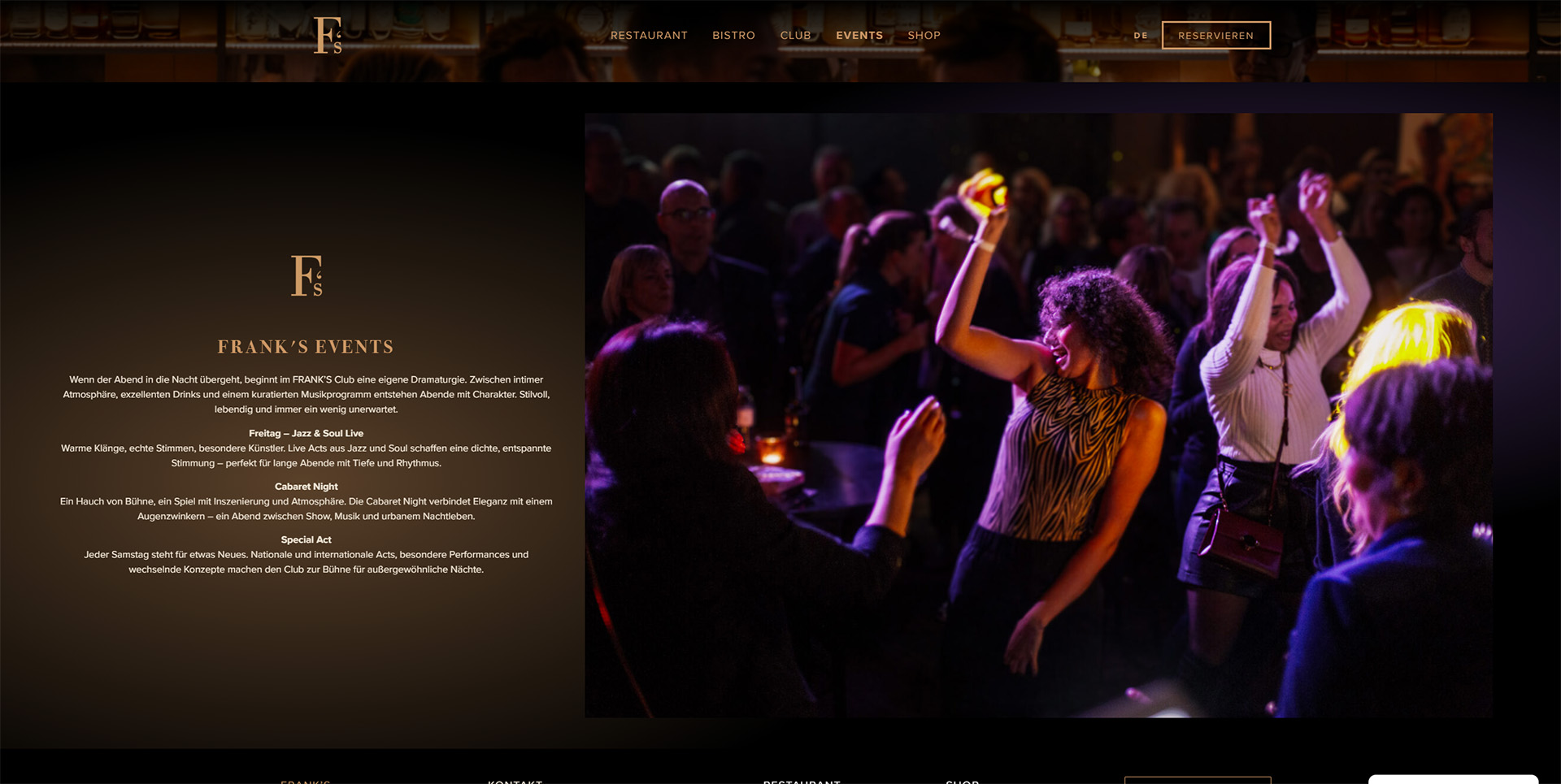 FRANK’S – Webdesign 2 – CDMN