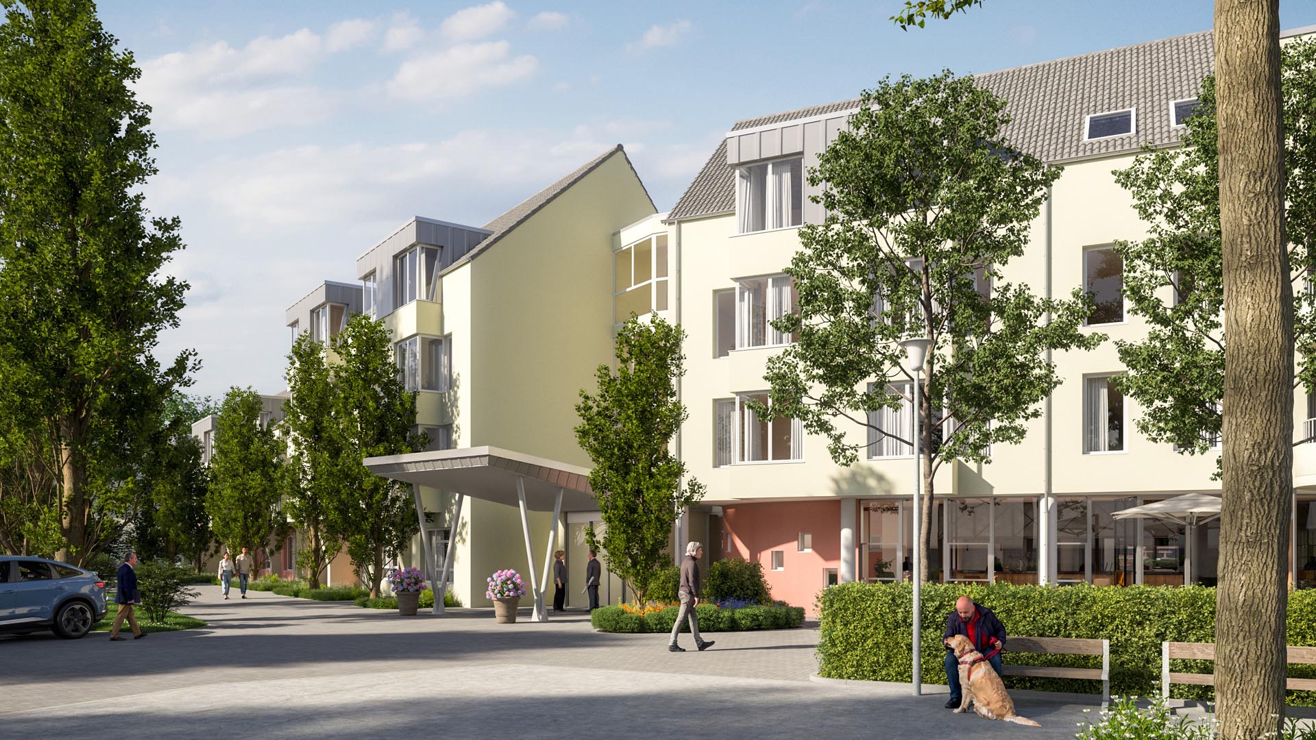 TAKECARE Münster – architectural visualization – CDMN