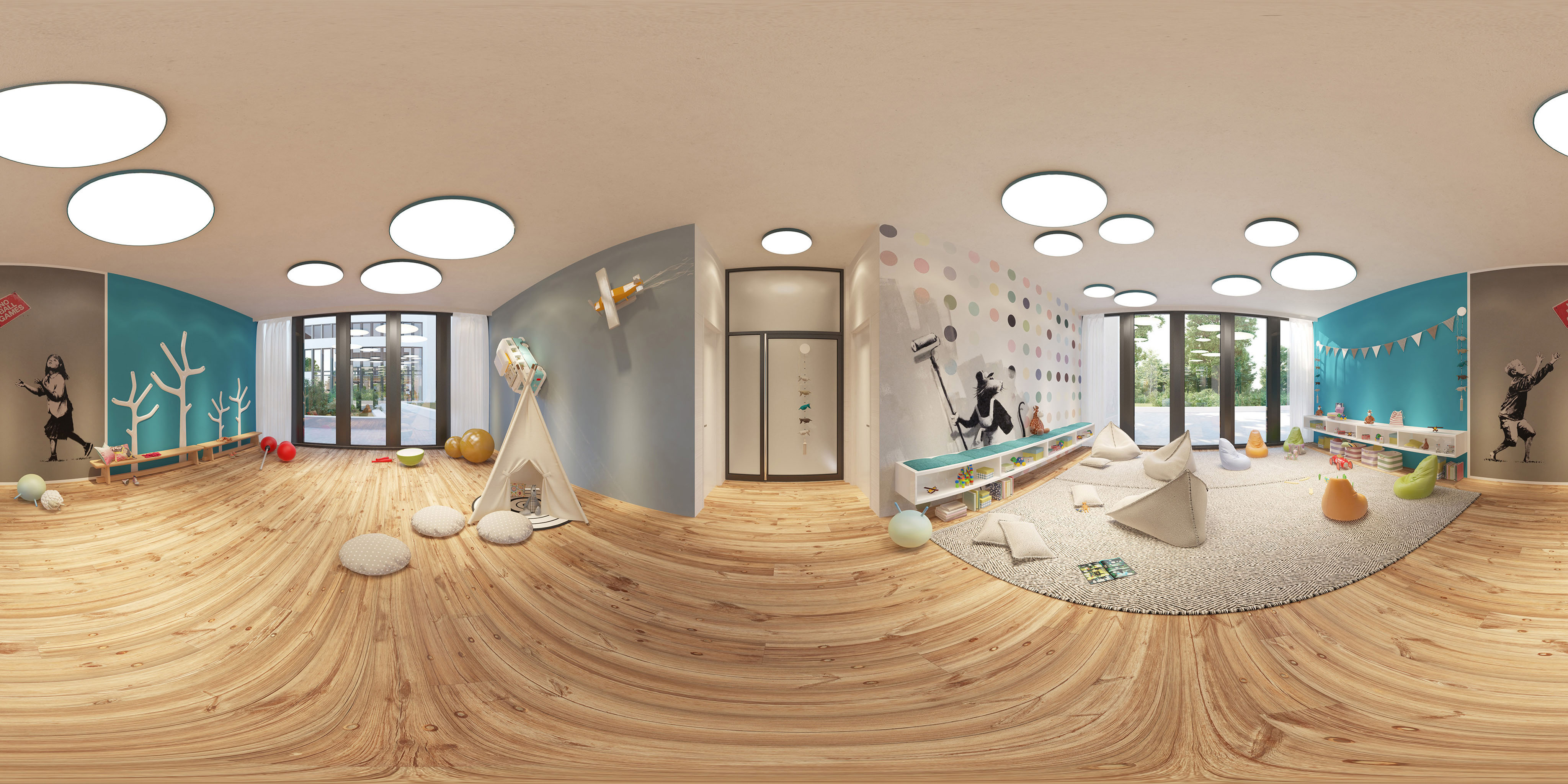 360°-Panorama – Olympia Business Center