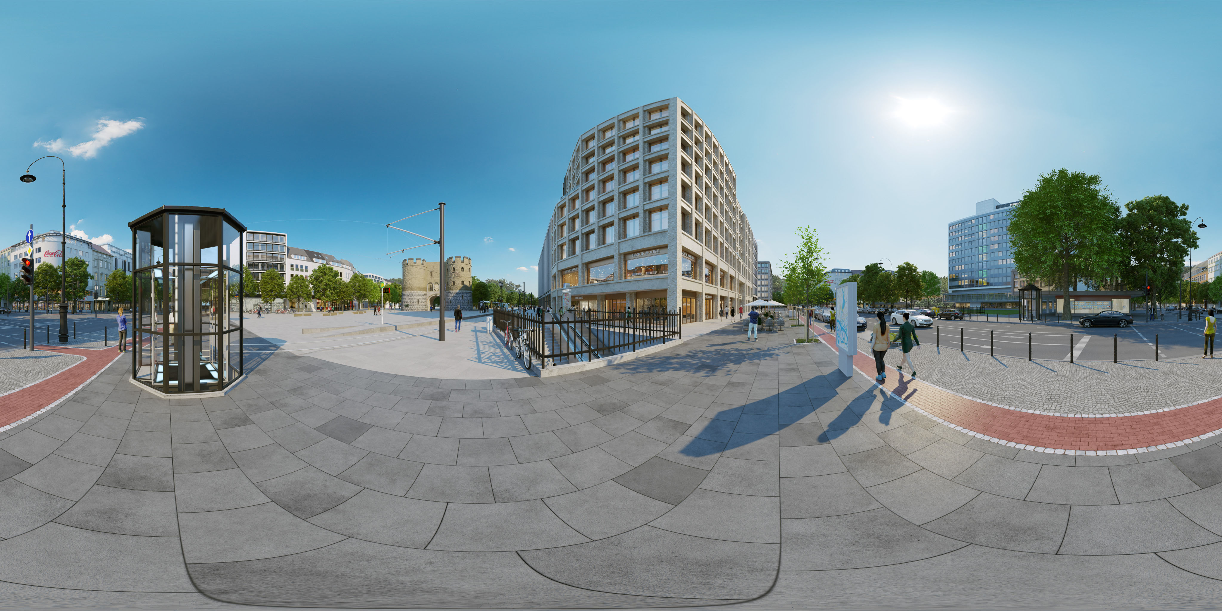 360° panorama – Haus am Rudolfplatz