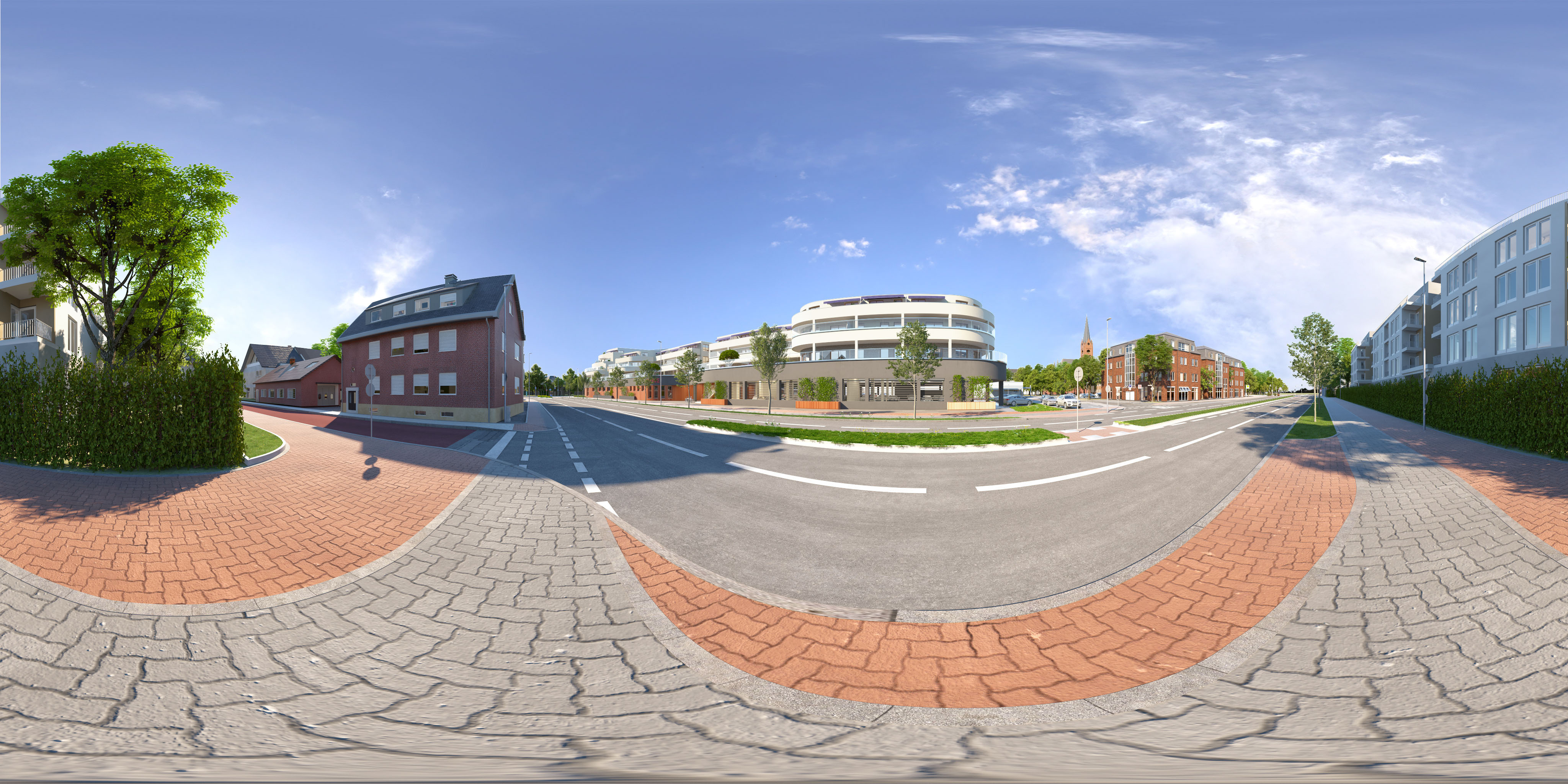 360°-Panorama – Ostwall Terrassen