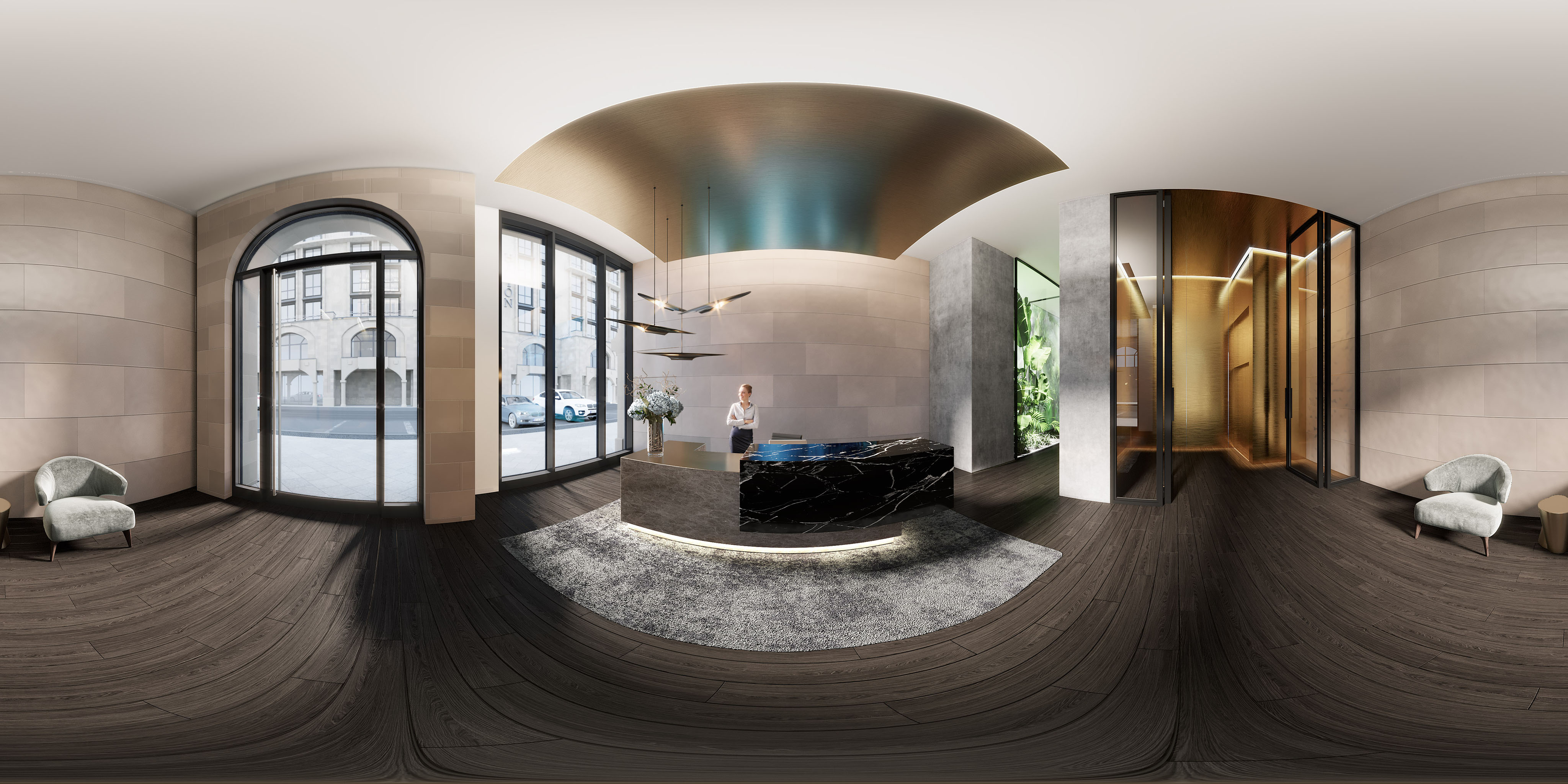 360° panorama – Charlottenstraße Berlin