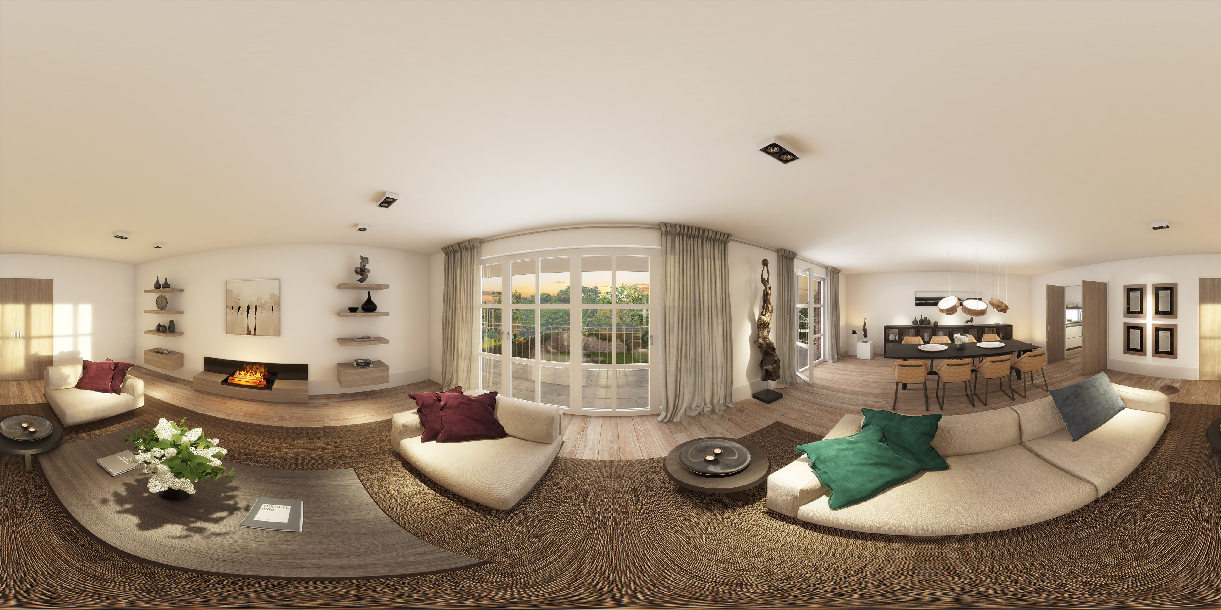 360° panorama – Sundowner