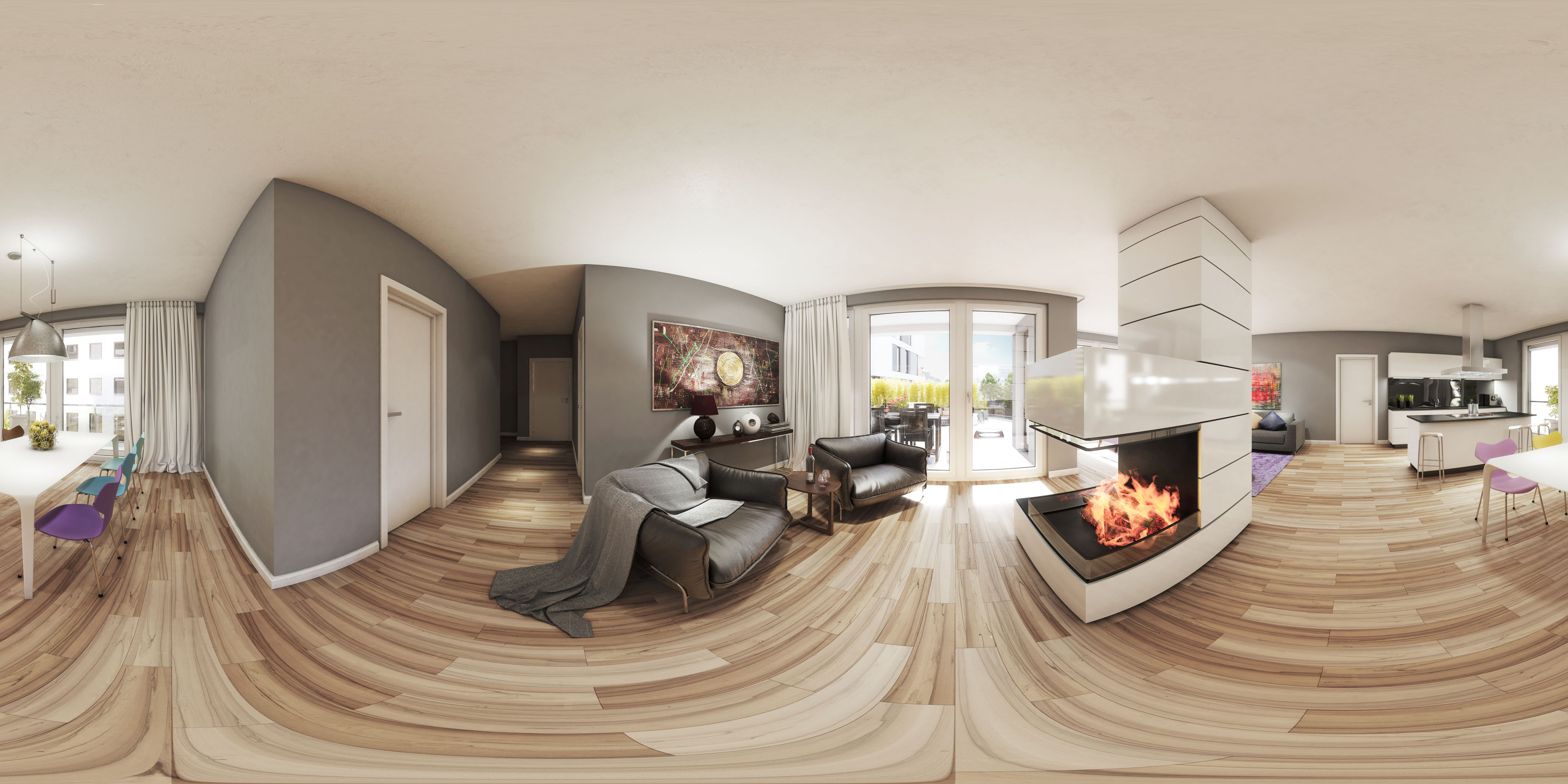 360°-Panorama – Die Insel