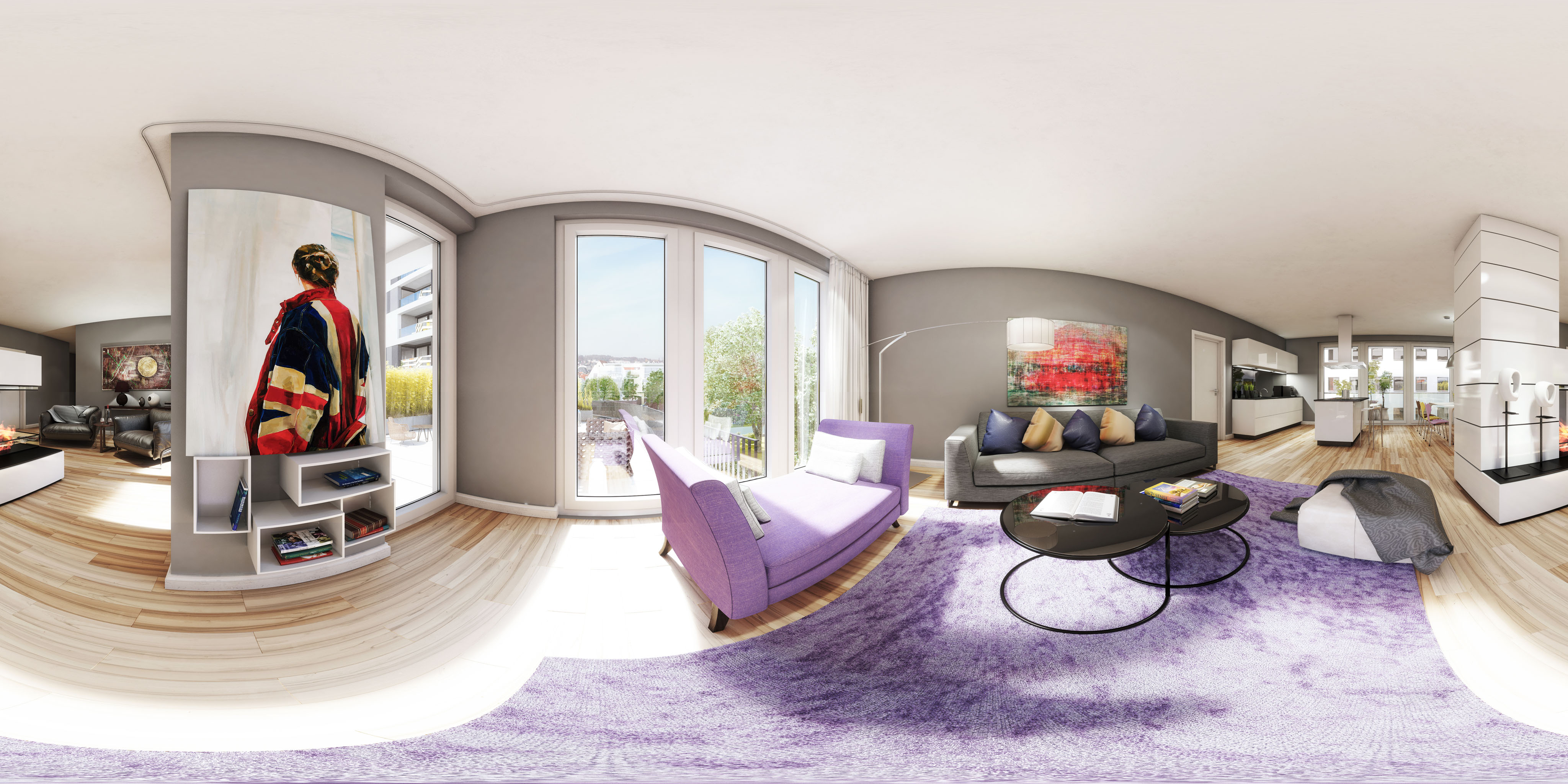 360°-Panorama – Die Insel