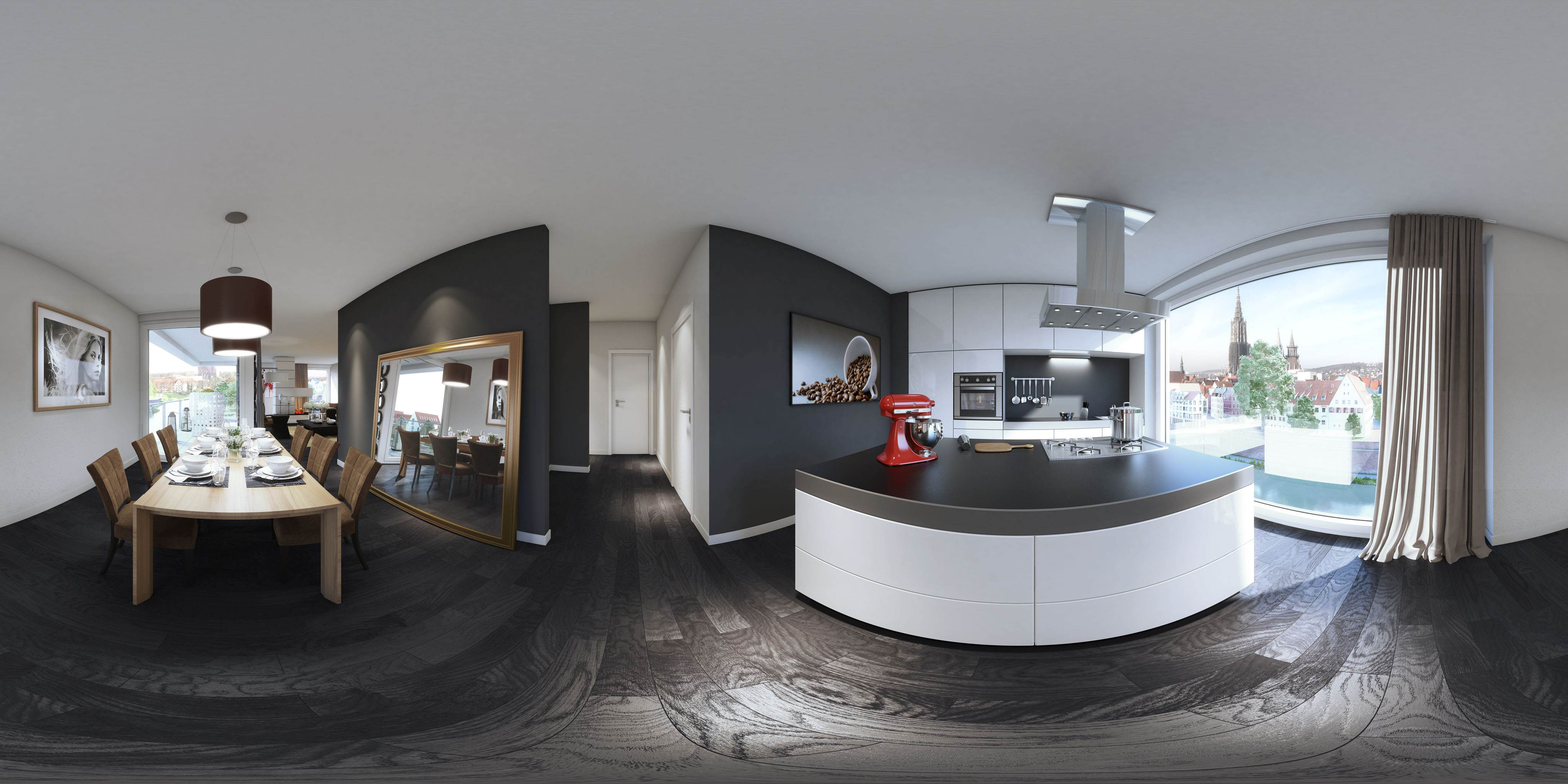 360°-Panorama – Die Insel