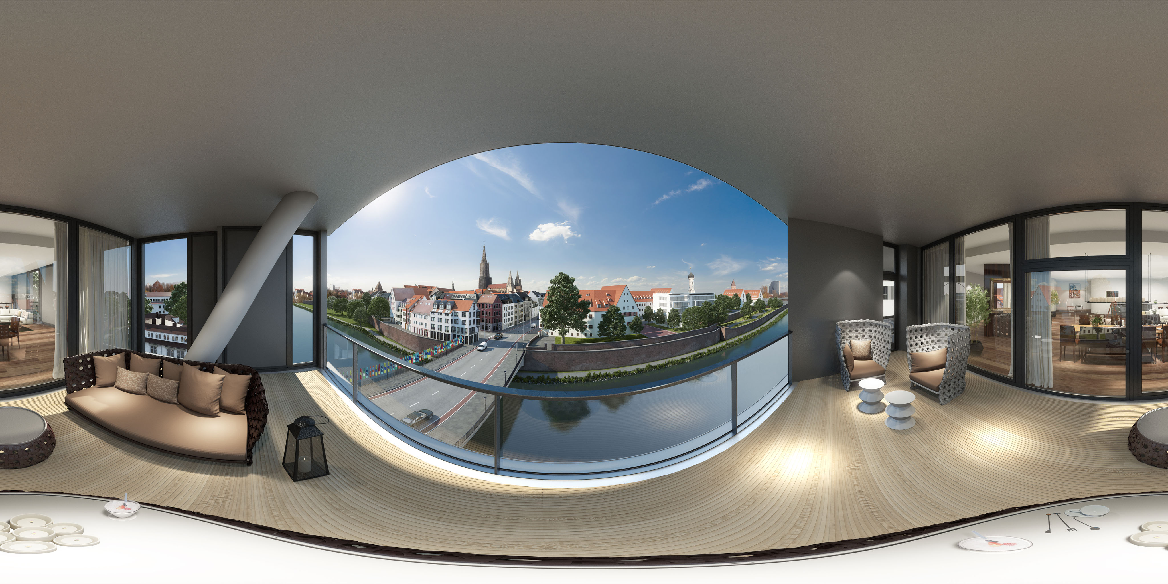 360°-Panorama – Die Insel